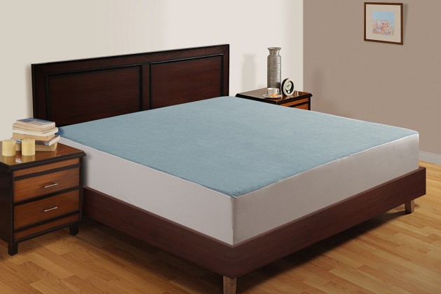 SKY BLUE TC MATTRESS PROTECTOR