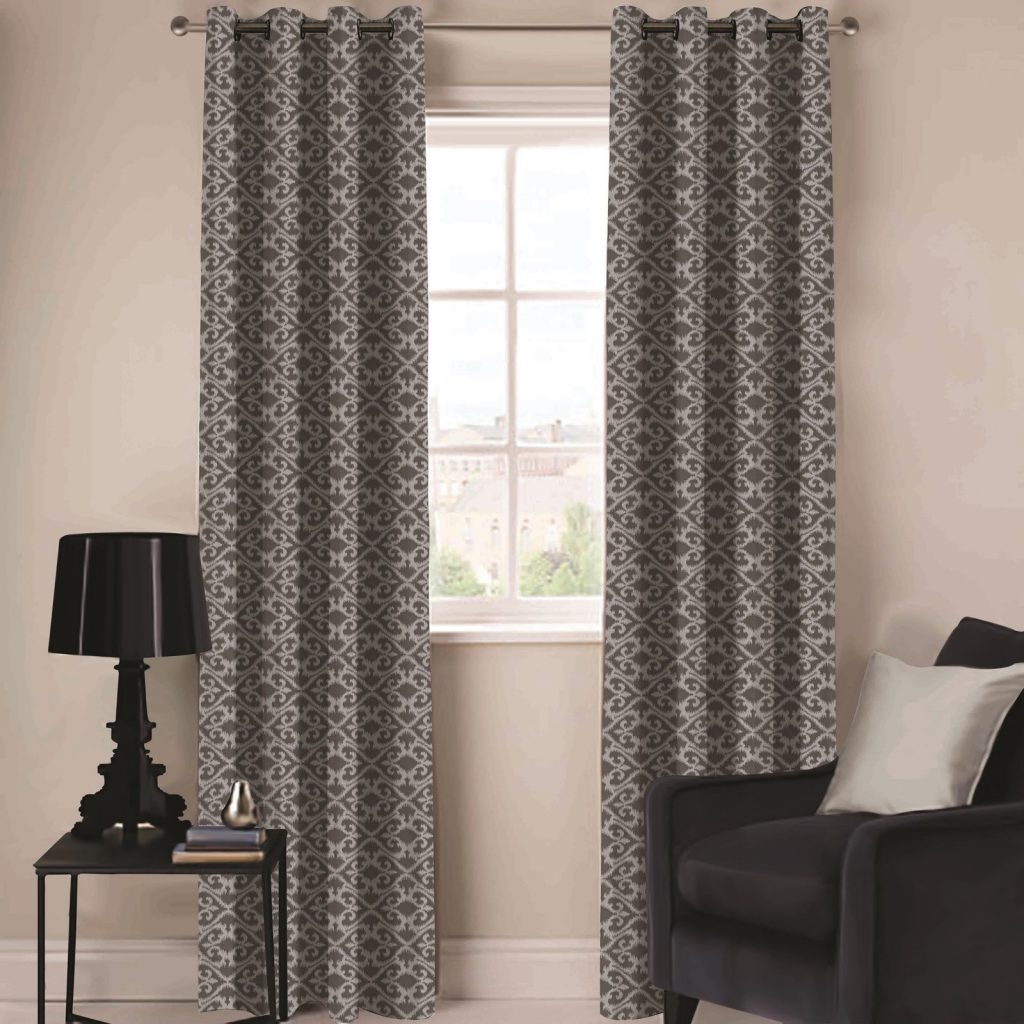ALASKA JACQUARD EYELET CURTAIN